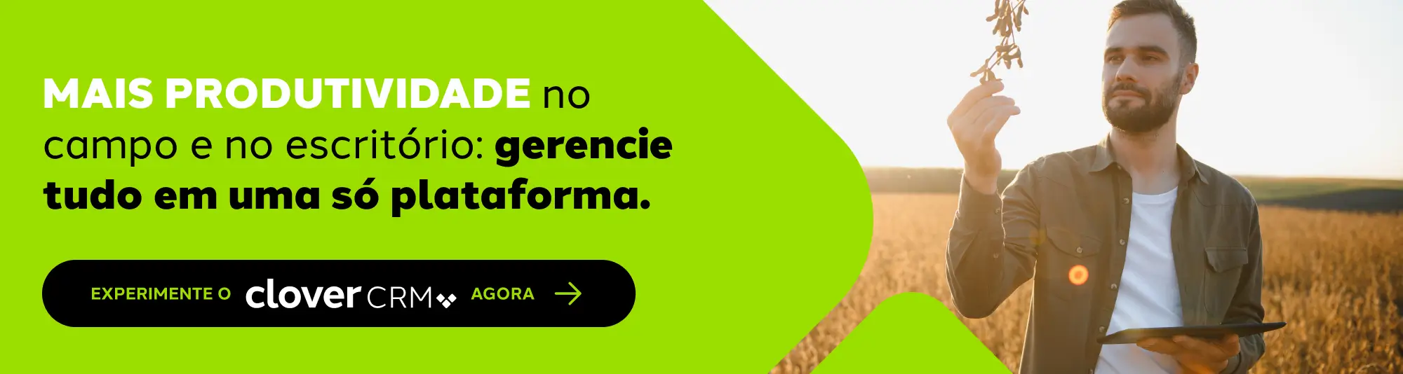 Mais produtividade no campo e no escritório: gerencie tudo em uma só plataforma.